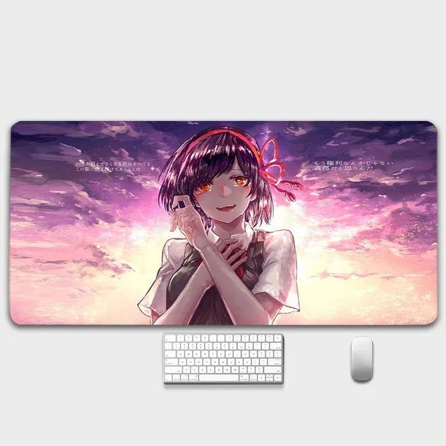 Custom Surface Smooth XL XXL Anime Design Printing Neoprene Natural Rubber Big Gaming Mouse Pad