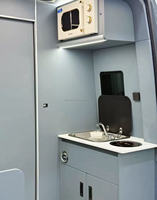 Conversión de Autobús o Camioneta de Alta Calidad y Asientos de Lujo, Personalización Interior de Autocaravana con Fregadero y Ducha para Sprinter