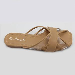 China Supplier Wholesale Non slip Beach Slides Sandals Ladies Shoes <b>Slipper</b> Fashion <b>slippers</b> for Women PU Material <b>slippers</b> - Product Image 3