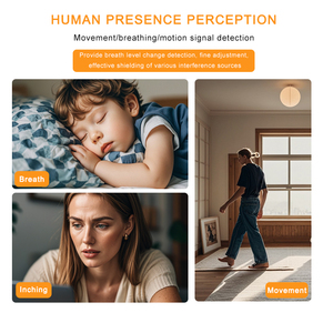 Nhà Máy Trực Tiếp 220V 110V Cơ Thể Con Người Hiện Diện <span class=keywords><strong>Detector</strong></span> 24Ghz Chiếm Chuyển Động Cảm Biến Chuyển Động Chuyển Đổi Ánh Sáng Với Tĩnh Con Người Công Nhận - Product Image 3