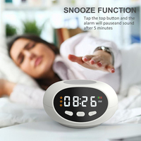 Horloge de table intelligente personnalisée en usine pour personnes âgées et personnes âgées horloge parlante à commande vocale pour horloge de bureau aveugle