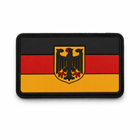 Großhandel Mehrfarbige Outdoor-Abenteuer-Stil 3D Geprägte Gummi-Patch-Abzeichen Benutzerdefiniertes Logo PVC-Patch mit Klettverschluss