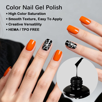 Fabricant de vernis à ongles en gel HS avec logo personnalisé, 15 ml, 240 couleurs, haute saturation des couleurs, sans HEMA ni TPO, vernis à ongles en gel à faible teneur en MEHQ
