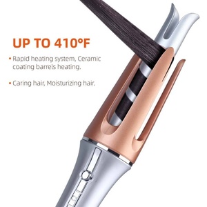 Rizador de Pelo Automático Giratorio, Rizador de Pelo con Chip Inteligente Antienredos, Calentamiento Rápido, Ondulador Iónico <span class=keywords><strong>para</strong></span> Todo Tipo de <span class=keywords><strong>Cabello</strong></span>, Rizador de Viaje - Product Image 3