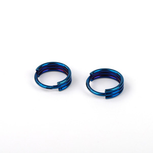 Anillo de Nariz de Acero Inoxidable 316L de Triple Capa Sin Costuras para Perforación de Cartílago de Oreja | Joyería Corporal Multicolor al por Mayor - Product Image 2