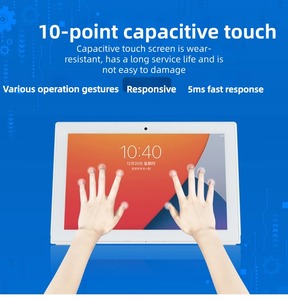 Evaluador de escritorio todo en uno táctil Android en forma de L de 10,1 pulgadas, señalización de trabajo, liberación de información, pantalla táctil, pantalla publicitaria - Product Image 4