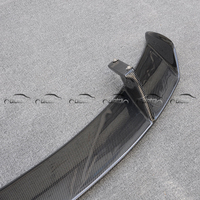 Becquet de coffre noir en Fiber de carbone Style R8, aileron postérieur sombre, aile de queue de canard, pour Audi TT MK2 2011 +