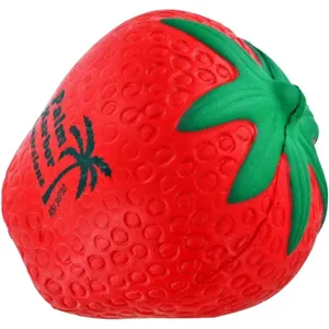 Promotional Strawberry PU Stress Reliever/Stress Ball /Stress toy