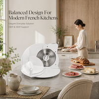 Trancheuse Électrique Domestique 150W pour Viande Congelée, Pain, Fromage – Appareil de Cuisine du Fabricant