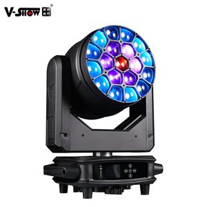 VSHOW R1940L 2pcs avec étui 19pcs 40W RGBW 4in1 <span class=keywords><strong>B</strong></span>-Eyes Big Bee Eye LED Zoom Wash Moving Head Light Pour Bar DJ <span class=keywords><strong>Club</strong></span> - Product Image 3