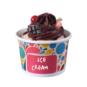 China wholesalers suppliers disposable ice cream paper cups