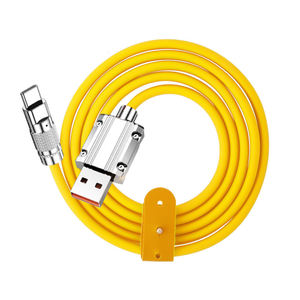 สายข้อมูล Cabos <span class=keywords><strong>USB</strong></span> to <span class=keywords><strong>USB</strong></span> <span class=keywords><strong>C</strong></span> <span class=keywords><strong>kabel</strong></span> 6A สายชาร์จเร็วชนิด <span class=keywords><strong>C</strong></span> นำผู้ผลิต120W สายชาร์จโทรศัพท์มือถือชนิด <span class=keywords><strong>C</strong></span> - Product Image 3