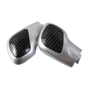Couvre-poignée de levier de vitesses automatique Volkswagen en fibre de carbone, finition mate, ergonomique, compatible Golf 6 7 - Product Image 1