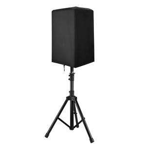 Housse de protection pour haut-parleur extérieur, 33x38x56cm, tissu Oxford noir, anti-poussière, étanche, protection UV, coupe-vent - Product Image 4