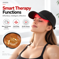 Casque laser LLLT à 272 diodes, dispositif de stimulation laser par impulsions à détection automatique, 650 nm