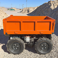 Mini-dumper télécommandé, mini-chargeur électrique, brouette motorisée, dumper auto-chargeur télécommandé, véhicule à roues