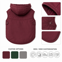 Manteau pour chien en polaire uni à capuche, chaud pour l'automne, pour chiens Beagle, style décontracté confortable