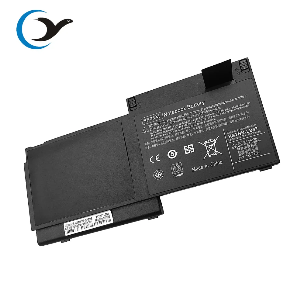 Werkseitig wiederauf ladbarer Laptop-Akku SB03XL SBO3XL SB03046XL 11.25V 46Wh Für HP Elite Book 820 G1 Ersatz akku