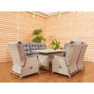 أريكة حديثة لجميع الأحوال الجوية من البولي إيثيلين الخوص الروطان الألومنيوم الإطار مجموعة الطعام أريكة في الهواء الطلق دائم حديقة الفناء الفناء أثاث شقة - Product Image 5