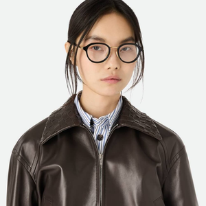 แว่นตา Bottega BV รุ่นวินเทจ กรอบทรงกลม ขาแว่นโลหะน้ำหนักเบา เลนส์ใส รุ่น Veneta - Product Image 2