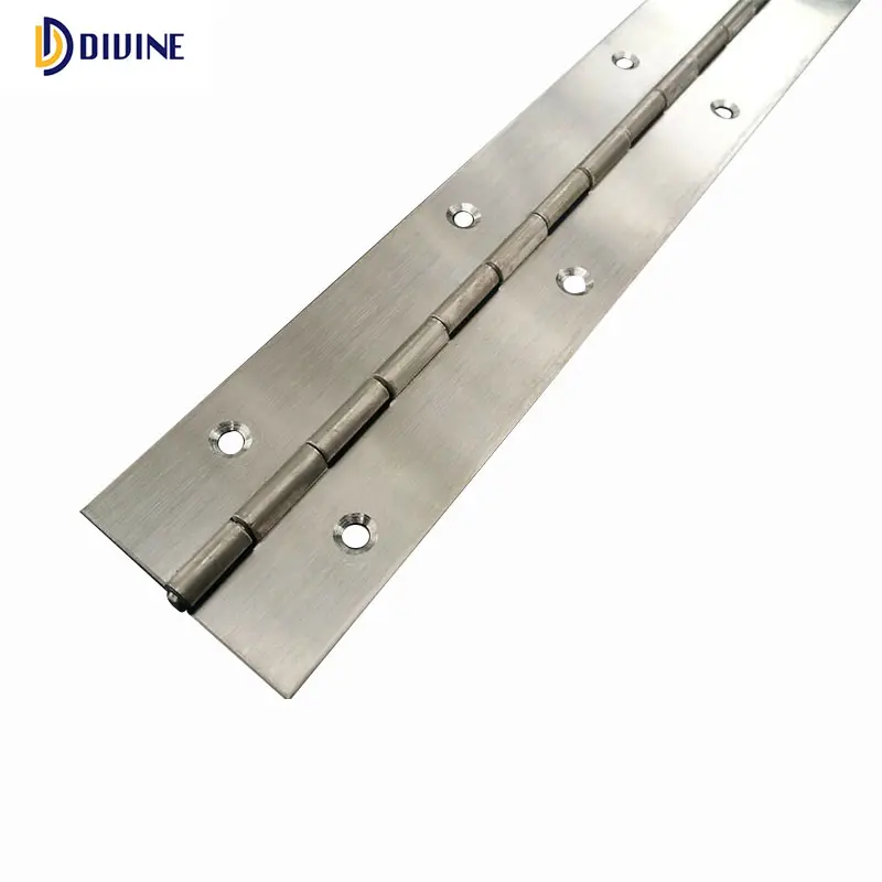 DIVINE aluminium piano hinge black hinge continuous hinge can be cut
