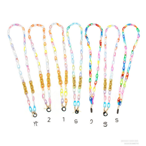 Catenella per occhiali in plastica marca Z, 70 cm, colorata e regolabile, per occhiali da sole e borse - Product Image 2