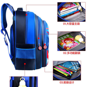 <span class=keywords><strong>Mochilas</strong></span> Escolares Infantiles con Patrón Tridimensional <span class=keywords><strong>de</strong></span> Spider-Man, Impermeables y Resistentes al Desgaste, Venta al por Mayor - Product Image 6