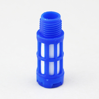 Silencieux d'échappement pneumatique en plastique pour compresseur d'air, 3/4 et 1 pouce, à enfoncer, pour pistolet à air comprimé (PSU-06, PSU-10)