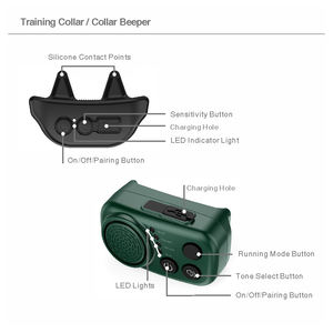 Ein-zu-drei Ferngesteuerter Hundetrainer mit 800 Fuß Reichweite, Steuert 3 Hunde Gleichzeitig, 3 Trainingsmodi (Ton/Vibration/Elektroschock) - Product Image 6