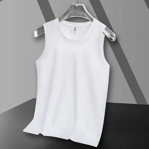Camiseta sin mangas deportiva de secado rápido de color sólido para <span class=keywords><strong>hombre</strong></span>, chaleco estampado personalizado de verano para <span class=keywords><strong>hombre</strong></span> - Product Image 2