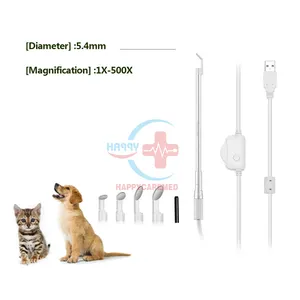 HC-R118 Veterinaire Otoscoop Huisdier Oor Cleaner Otoscoop/Draadloze Smart Otoscoop Voor Hond Kat