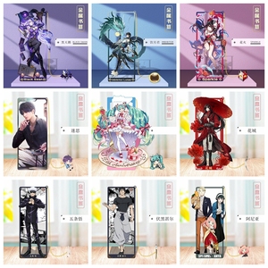 88 styles de marque-pages anime Genshin Arlecchino Furina en métal, marque-pages Honkai Star Rail Blade Aventurine Cosplay en alliage, papeterie - Product Image 2