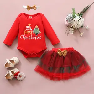 Новорожденные платья одежда костюм для девочек Подарки Наборы Детские Крестильные комбинезоны китайский поставщик