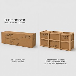 Congelador Horizontal Grande de 600L, Gran Capacidad, Dos Puertas, Refrigeración Profunda, para Uso Comercial en Restaurantes - Product Image 4