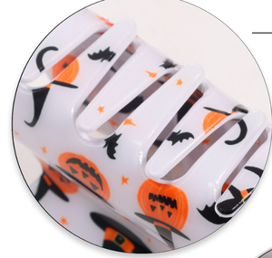 Pinza para el pelo con diseño de calabaza, esqueleto y araña, accesorio para el cabello con temática de Halloween. - Product Image 3
