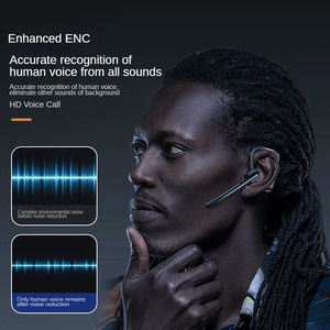 Auricolare Singolo AI Qualcomm V5.4 Stereo Wireless con Cancellazione del Rumore ENC, Auricolari Sportivi con LED Indicatore Batteria - Product Image 4