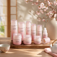 Flacons pompe et pots à crème en verre de 120 ml, 100 ml, 50 ml, 30 ml, 50 g, 30 g, 20 g, prêts à l'emploi, avec logo personnalisé pour l'emballage cosmétique