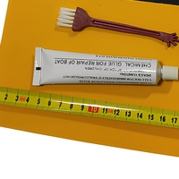 Kit de réparation pour kayak gonflable en PVC, adhésif 30 ml + 3 patchs