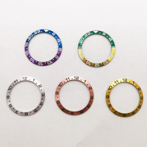 Bisel de Cerámica y Aluminio para Reloj Automático de 40 mm, Compatible con Insertos de 38 mm, Piezas de Relojería, Estilo SUB <span class=keywords><strong>GMT</strong></span>, Gran Venta - Product Image 4