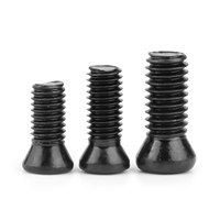 Tête de fraise CNC de précision 129 grades pour tournevis et vis hexagonales internes M2/M3/M4/M5/M6 en matériau SCM435