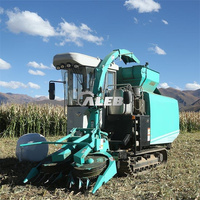 Hachoir à tiges de maïs à double rangée Déchiqueteur d'herbe Machine à couper la récolte