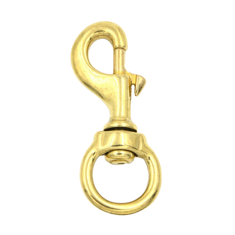 Bán Hot Brass Xoay Snap Hooks Nhỏ Brass Hooks Rắn Brass Snap Móc