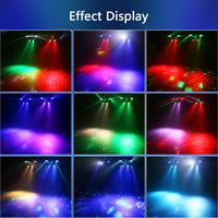 Barra de Luces Portátil 5 en 1 Gig Bar Move Head Beam Derby, Iluminación para DJ, Láser, Estroboscópico, Efecto de Luz Par, Soporte para Cabeza Móvil, Barra T para Escenario DJ