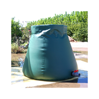 Factory Top Open Flexible PVC Faltbare Zwiebel form 1000L Stand Wassers ammeltank Regenwasser tanks für den Garten