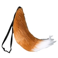 Accessoires de cosplay populaires : queues d'animaux en peluche faites à la main, grandes tailles, pour hommes et adultes – queues de renard et de loup