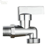 Tuyau d'alimentation moderne OEM pour machine à laver et raccords de robinet de lavabo, robinet chromé à poser sur comptoir