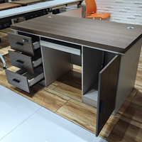 Vente en gros de meubles de bureau commercial Table de bureau Bureaux de PDG Bureau d'ordinateur de direction moderne en bois
