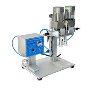 ฝาปิดขวดพลาสติกสำหรับเครื่องดื่มสี่ล้อแบบ6100Semi-automatic ปิดฝาปิดถังน้ำมันปลา - Product Image 1