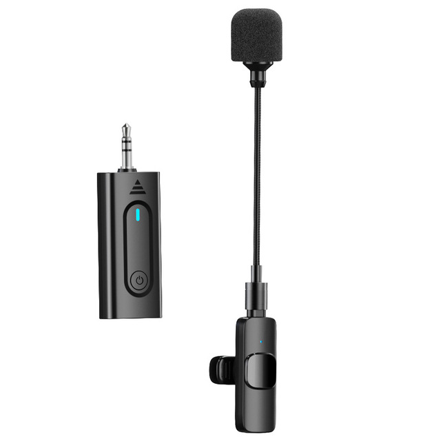 2.4G Wireless Microphone Headset Metal Lavalier Handheld Loudspeaker Amplifier for Conference Guide Teaching Microphone