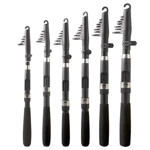 1,3 m, 1,6 m, 1,8 m, 2,1 m, 2,4 m, 2,7 m,3m, 3,6 m Salzwasser-Angelruten-Kit Teleskop-Angelrute und Rollen-Combo-Kit-Trage tasche - Product Image 3